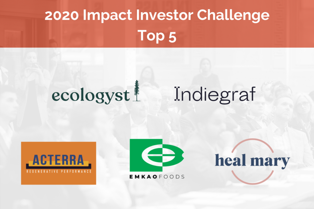 Impact Investor Challenge 2020 Top 5 Ventures