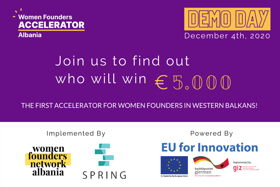 Women Founders Accelerator Albania Program Participants