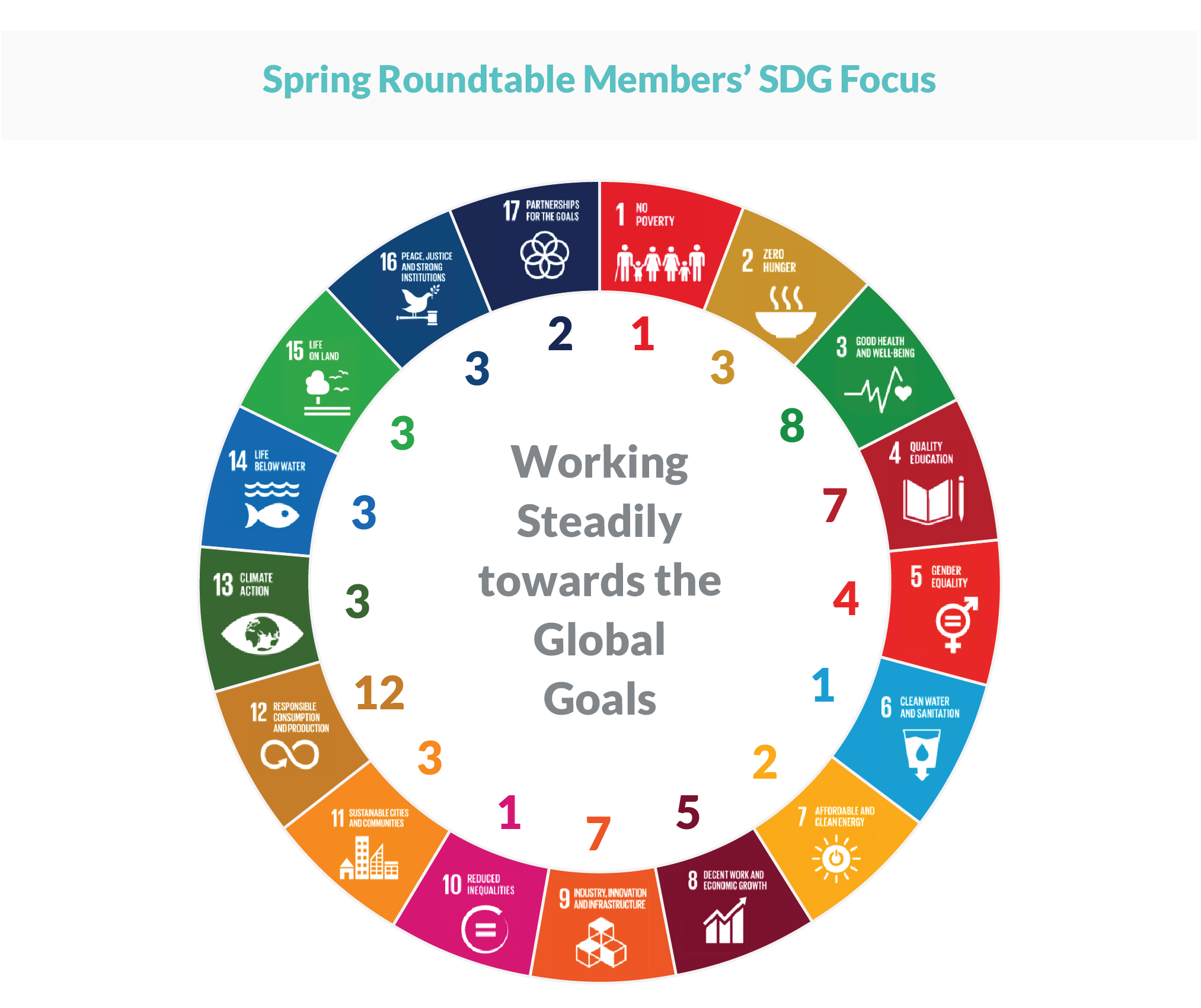 Spring Roundtable Members' SDG Focus