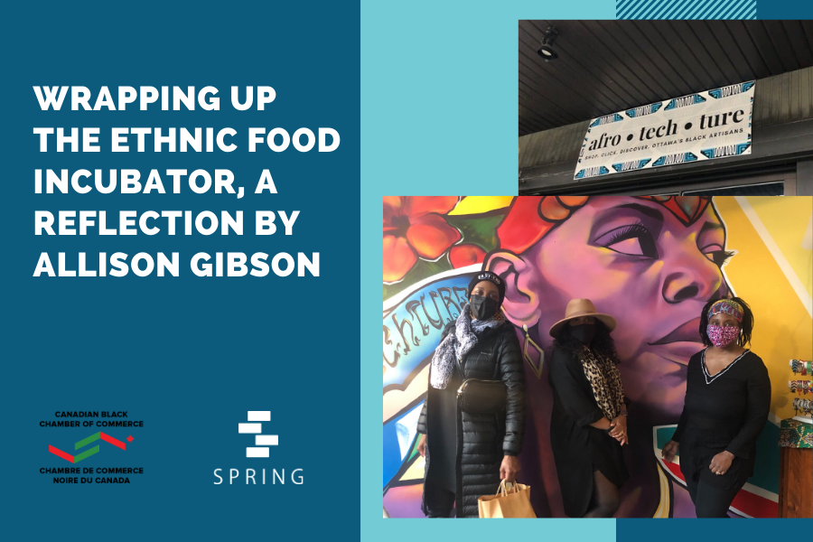 Wrapping Up the Ethnic Food Incubator, A Personal Reflection by Allison Gibson