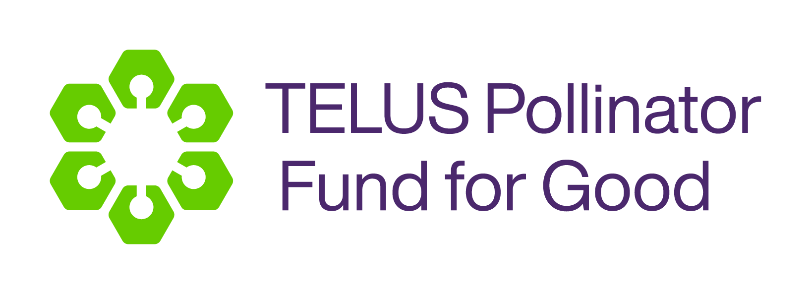 This image has an empty alt attribute, its filename is telus-pollinator-fund-for-good-logo-1.png