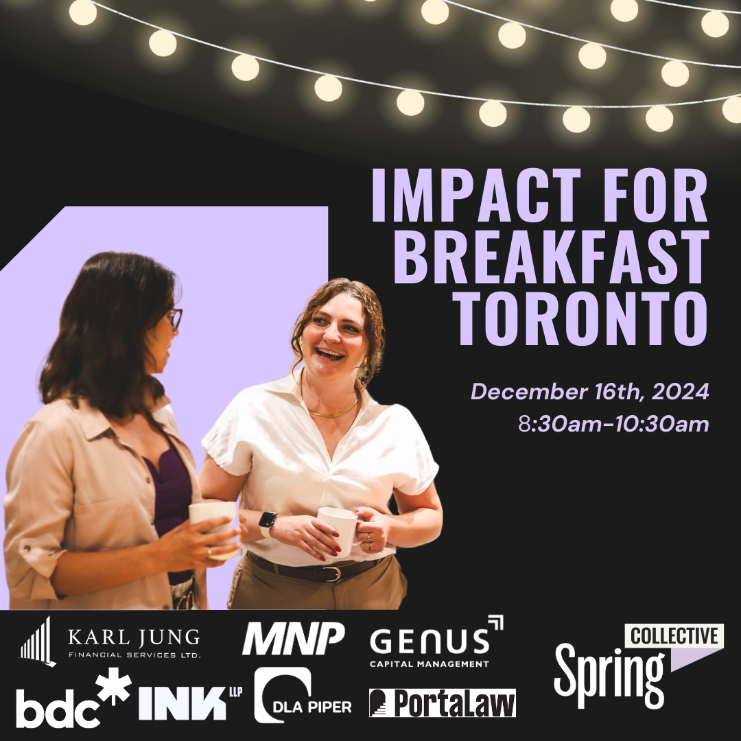 SPRING ACTIVATOR Toronto Impact For Breakfast (1)