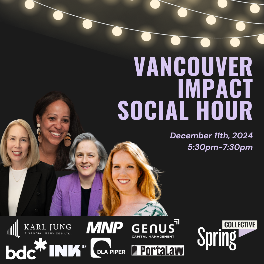 Spring Vancouver impact social hour